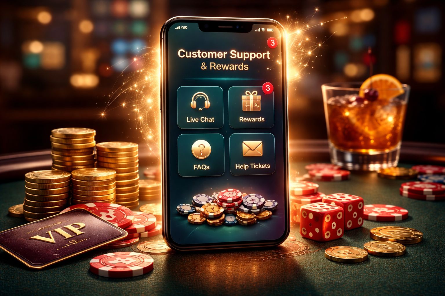 Access Promotions, Support, And Account Updates Inside The App